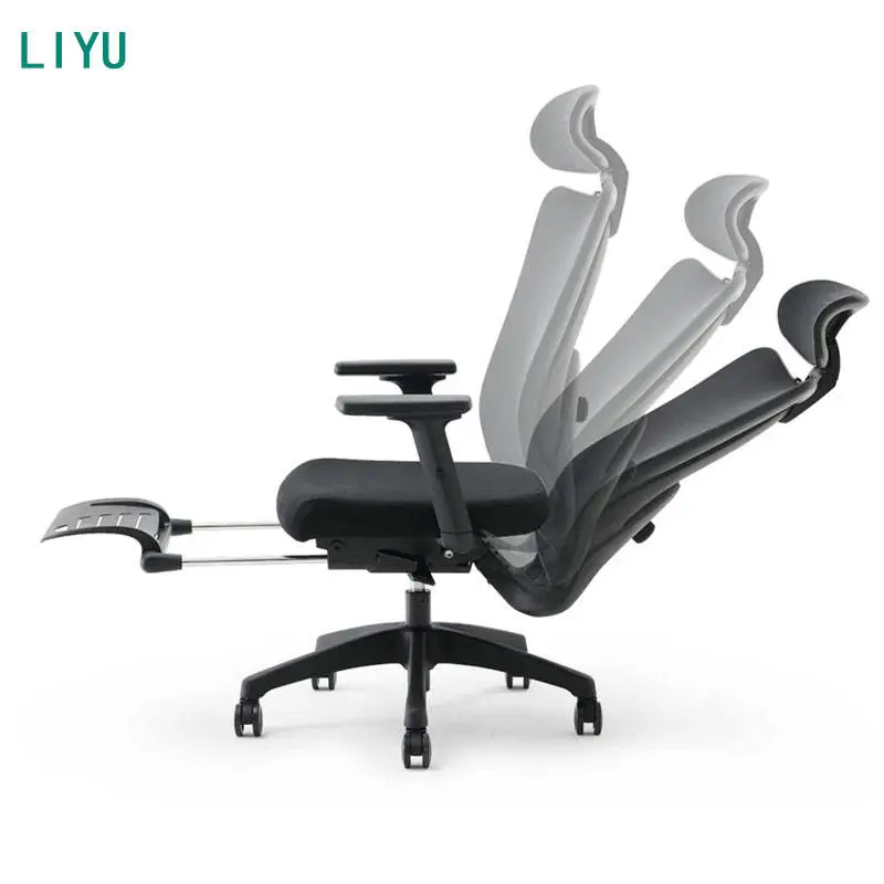 LIYU Modern Ergonomic Home Office Chair with Y-shaped Back Support High-back Mesh Computer Chair for Study and Workspace — image 5