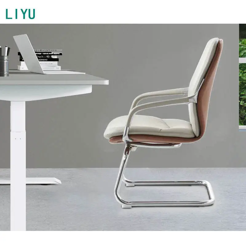 Liyu New Arrival Ergonomic Office Chair Contemporary Design Style Swivel Staff Mesh Furniture for Desk Table — image 2