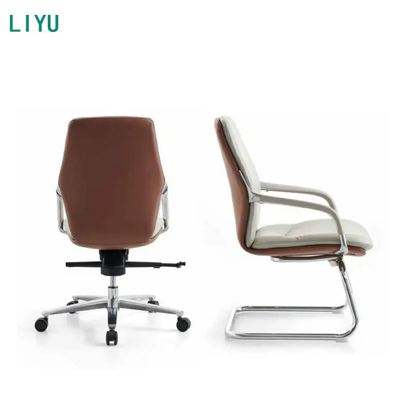 Liyu New Arrival Ergonomic Office Chair Contemporary Design Style Swivel Staff Mesh Furniture for Desk Table — image 4
