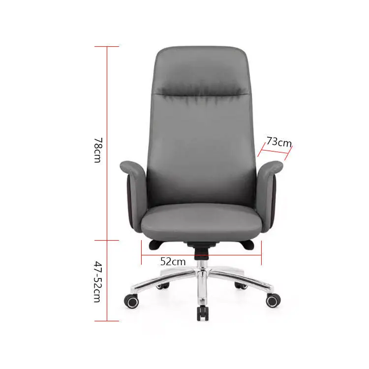Liyu Modern Design Ergonomic Office Boss Chair Commercial Furniture Adjustable Luxury PU Leather Comfortable Luxury Office Chair — image 6