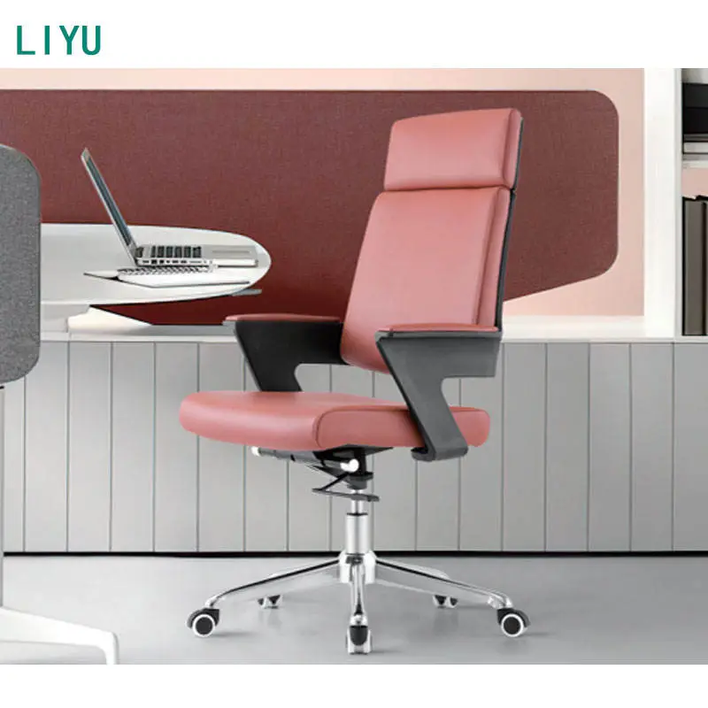 Liyu Furniture Executive Breathable Mesh Adjustable Ergonomic Office Swivel Chair Fixed Armrest Contemporary Design Cheap Price — image 5