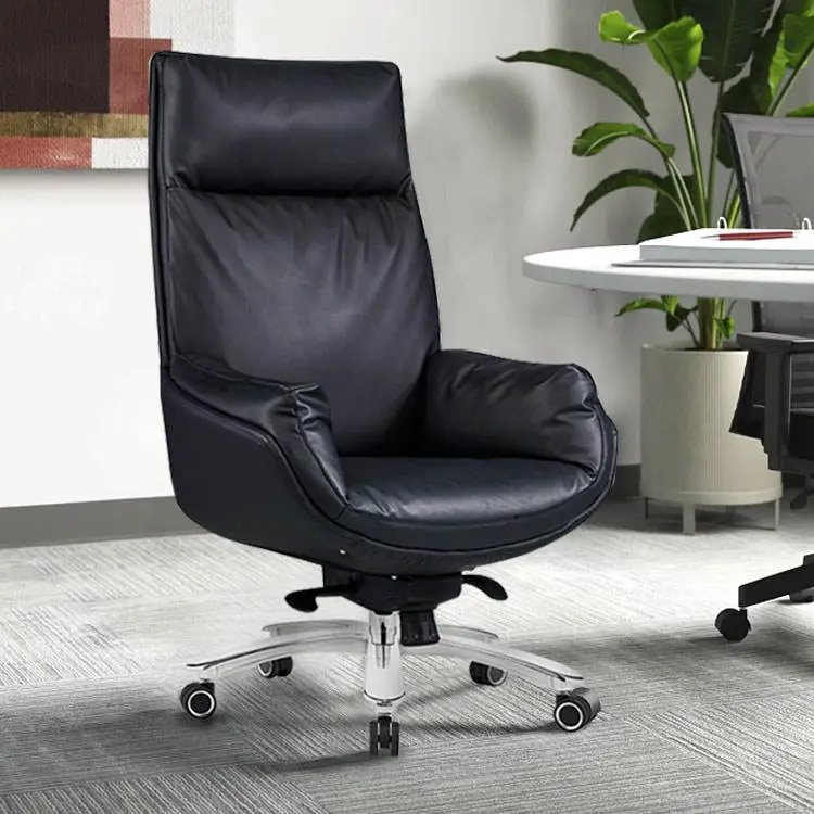 Liyu Furniture Office Chairs Luxury Office Chair Tilt Mechanism Meubles De Bureau Office Boss Chair — image 3
