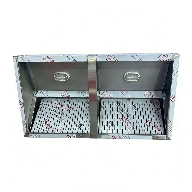 Brand Stainless Steel Hood High Quality Energy Saving Kitchen Hood for Hotels Restaurants — image 5