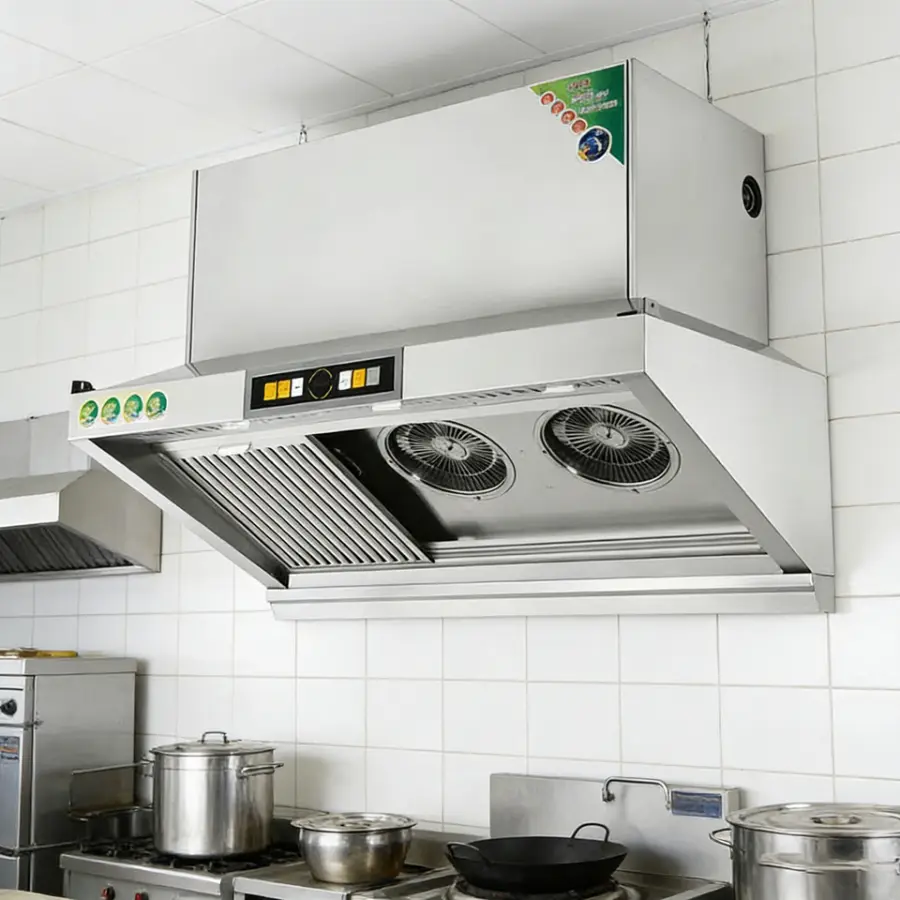 Best Price Commercial Electric Ventless Range Hood Downdraft Under Cabinet Stainless Steel Low Noise for Hotel & Outdoor — view 1