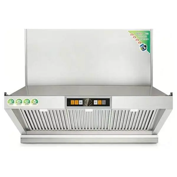 Best Price Commercial Ventless Electric Kitchen Range Hood Stainless Steel Low Noise Ductless Exhaust for Hotel & Outdoo — view 3