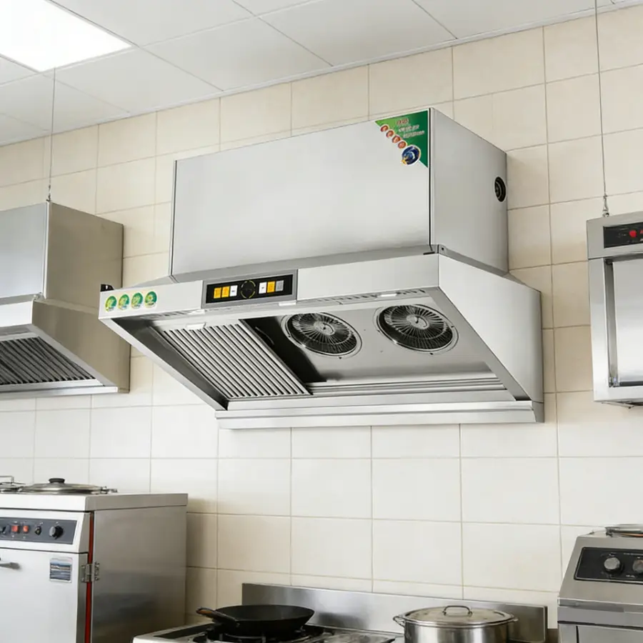 Wholesale Commercial Ventless Electric Range Hood Stainless Steel Low Noise Wall-Mounted for Hotel Household & Outdoor U — view 3