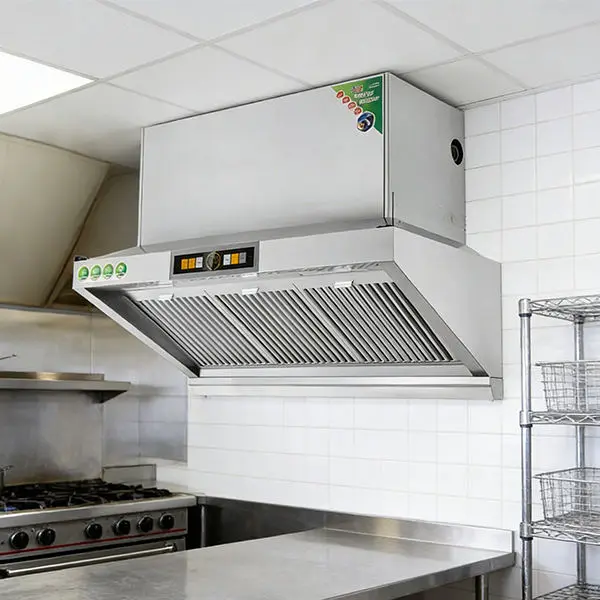 New Style Electric Commercial Ventless Range Hood Fire Suppress Stainless Steel Low Noise for US Restaurant Hotel Household — image 5