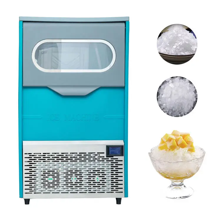 High Capacity Commercial Granular Ice Maker Machine Operation Fast Granular Ice Making Machine For Meat Fish — image 5