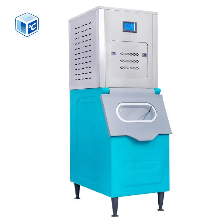 Automatic Granular Ice Making Machine Ice Capacity 2200p1000kg 24h 1ton Stainless Steel Commercial Ice Maker Machine ForBusiness — image 3
