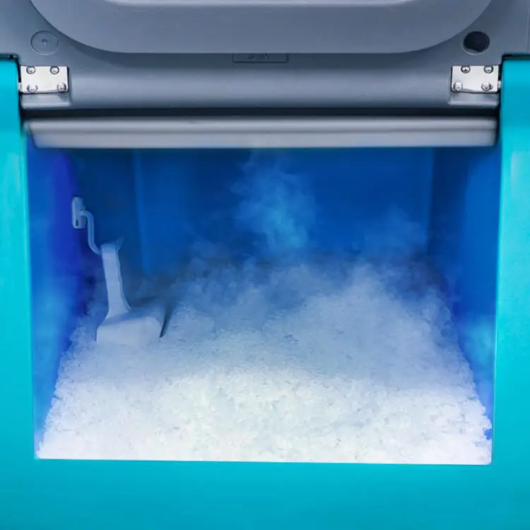 Automatic Granular Ice Making Machine Ice Capacity 2200p1000kg 24h 1ton Stainless Steel Commercial Ice Maker Machine ForBusiness — image 6