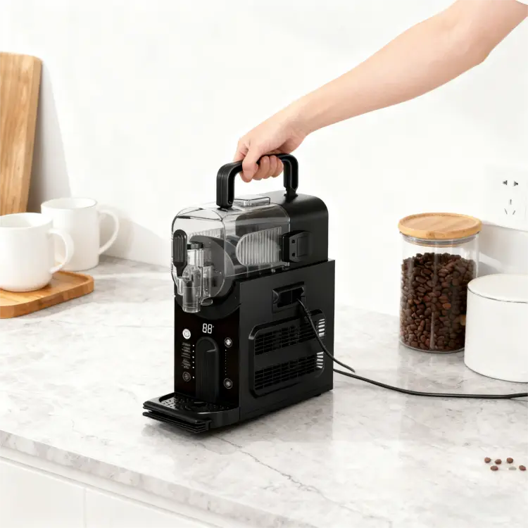 ETL CE High Quality Portable Abs Ice Maker Machine Home Black Slush Ice Machine Ice Shaver Machine Snow For Ice Juicer Drink — image 4