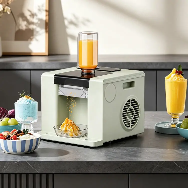 Manufacturers Household Snow Ice Cream Machine 60kg/24h Snow Maker Shaved Ice Cream Machine With Color Selection Available — image 3
