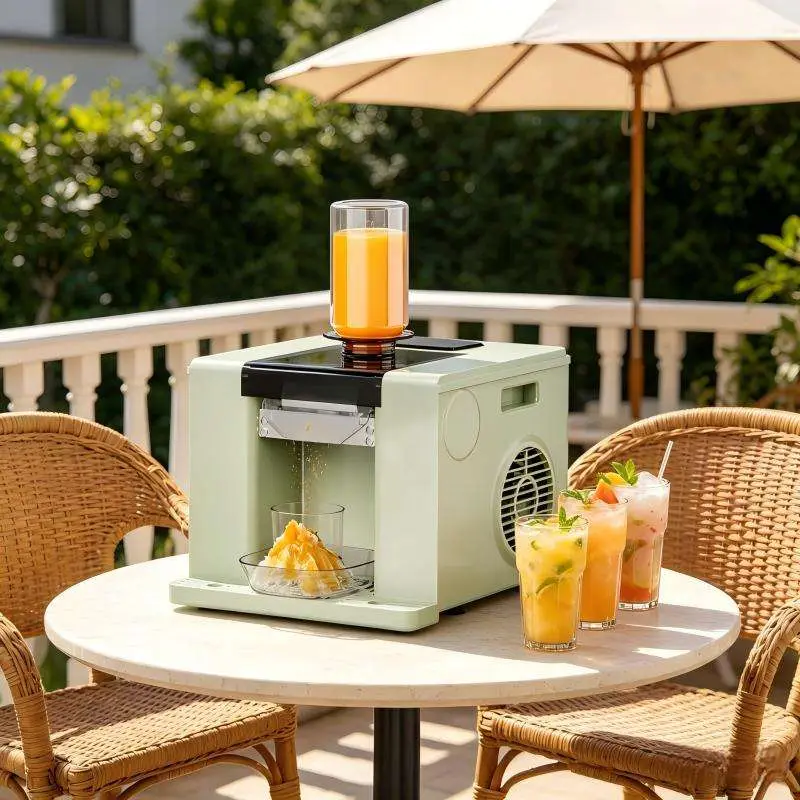 Manufacturers Household Snow Ice Cream Machine 60kg/24h Snow Maker Shaved Ice Cream Machine With Color Selection Available — image 4
