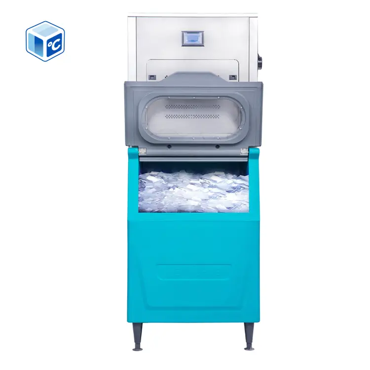 Customize Ice Flake Machine Stainless Steel 500kg Storage Snow Flakes Ice Maker Machine With Custom Logo — image 4
