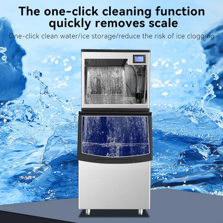 Energy Conservation Restaurant Equipment Kitchen 450kg/24h Big Storage Capacity Commercial Ice Making Machine For Business — image 6