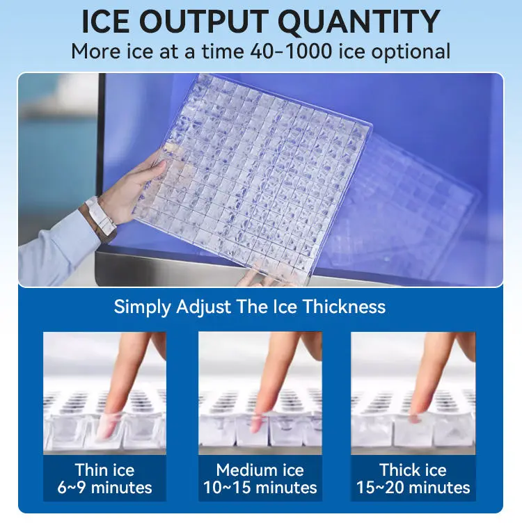 High Capacity Commercial Cube Ice Maker Machine 450kg 24H Fast Freezing Ice Machine Automatic Ice Tube Machine — image 5