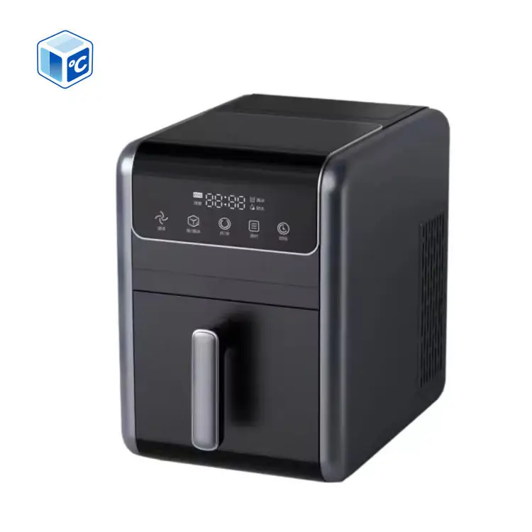 Portable Electric Countertop Ice Maker Black Bullet Ice Home Machine Makes 9 Ice Cubes 6 Mins 26lbs/24h With ETL CE — view 1