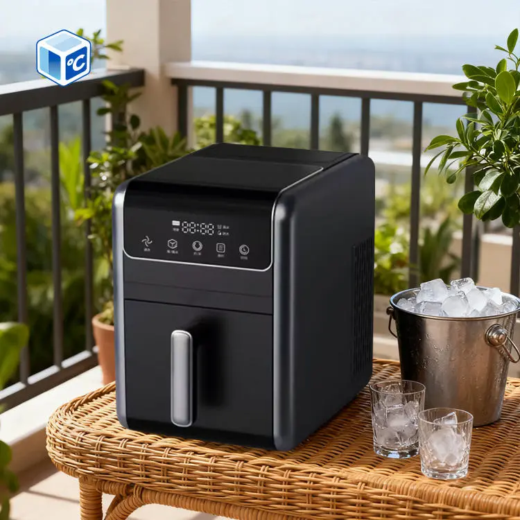 Portable Electric Countertop Ice Maker Black Bullet Ice Home Machine Makes 9 Ice Cubes 6 Mins 26lbs/24h With ETL CE — image 5