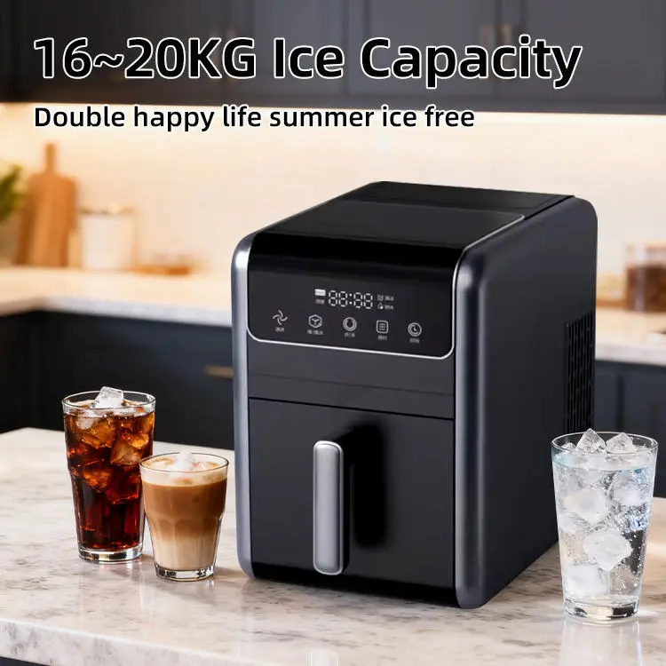Portable Electric Countertop Ice Maker Black Bullet Ice Home Machine Makes 9 Ice Cubes 6 Mins 26lbs/24h With ETL CE — image 6