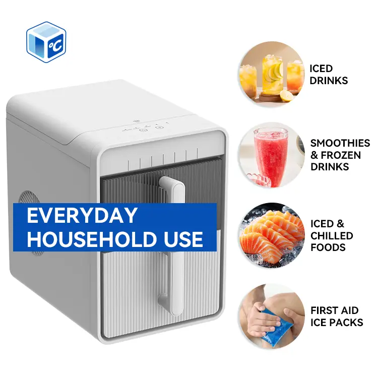 Portable Ice Making Machine Self-Cleaning Bullet Ice Nano Antibacterial 1.5l Ice Maker Machine Home — image 6