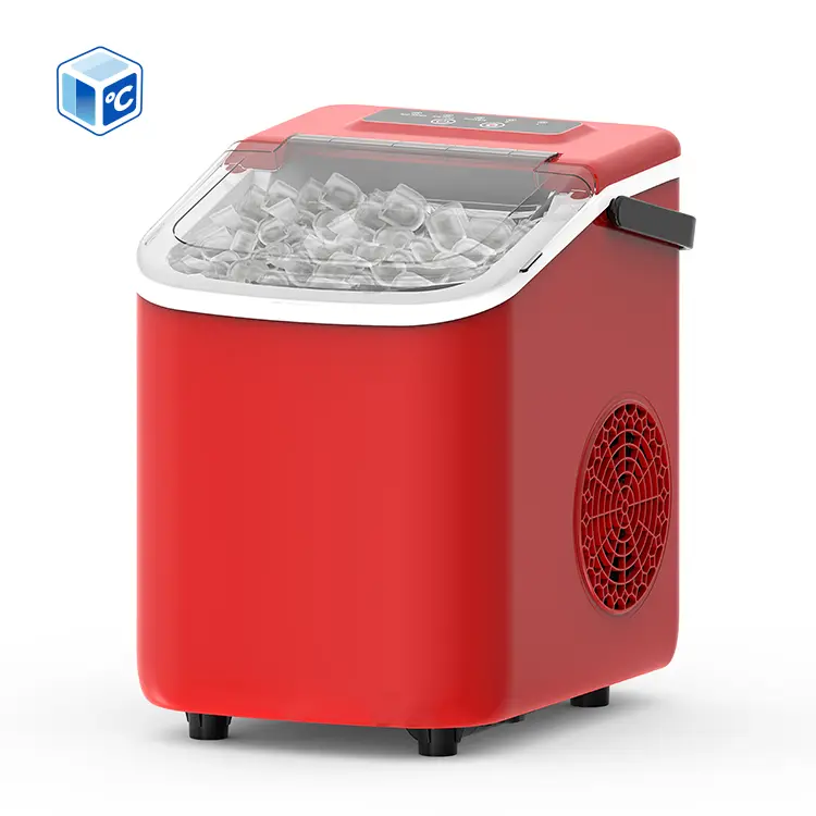 Energy Saving Home Ice Maker Pp White Capacity 10kg 24h Ice Making Time 7-8min Clear Bullet Ice Cube Making Machine For — view 4