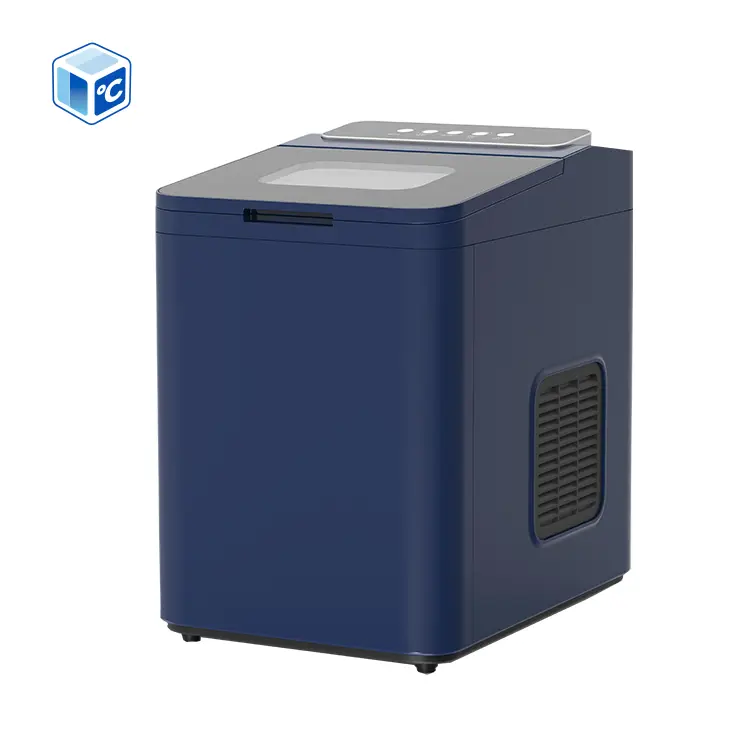 Energy Saving Home Ice Maker Pp White Capacity 10kg 24h Ice Making Time 7-8min Clear Bullet Ice Cube Making Machine For — view 5