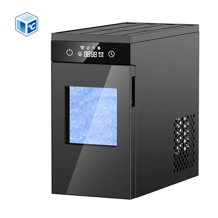 Portable Electric Counter Top Nugget Ice Maker 20kg Day Stainless Steel Construction Nugget Ice Maker Machine for Household — image 4
