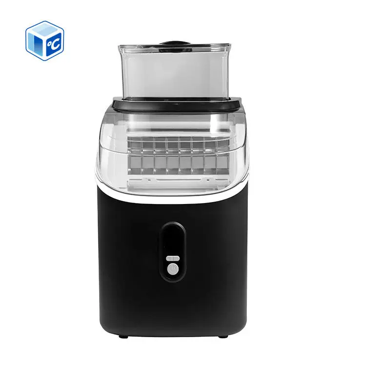 ETL CE Automatic Block Ice Machine Stainless Steel 15kgs/Day Ice Maker Home Use Black White Ice Cube Making Machine — image 4