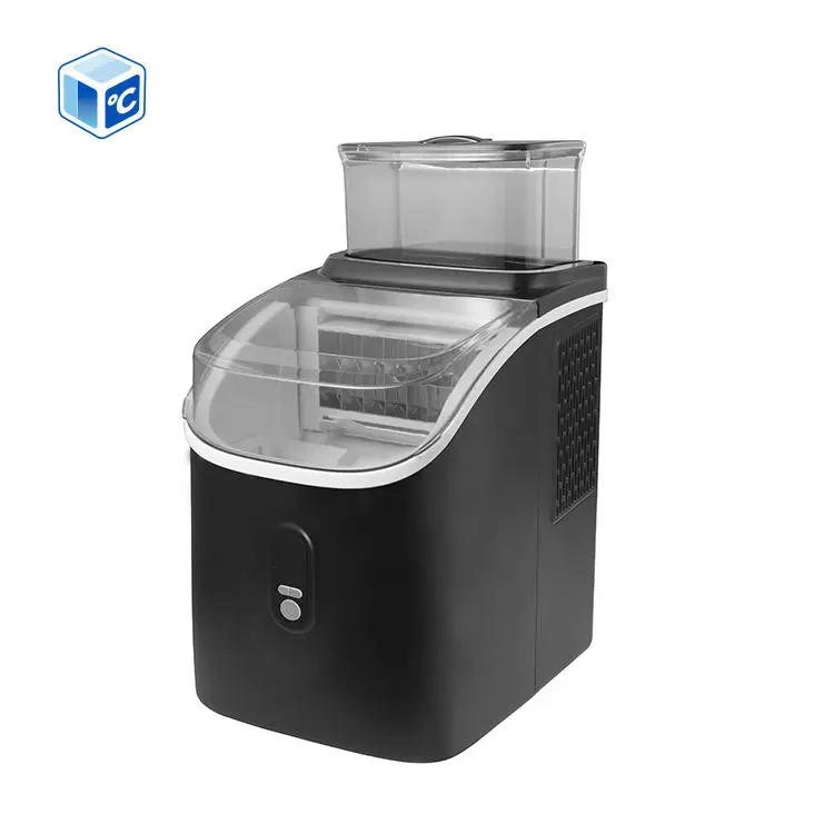 ETL CE Automatic Block Ice Machine Stainless Steel 15kgs/Day Ice Maker Home Use Black White Ice Cube Making Machine — image 5