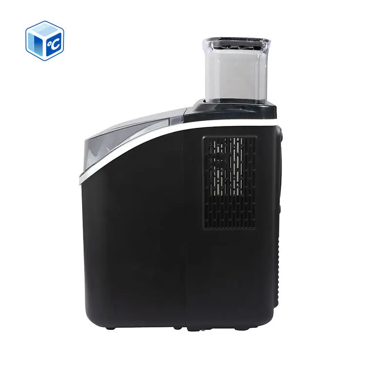 ETL CE Automatic Block Ice Machine Stainless Steel 15kgs/Day Ice Maker Home Use Black White Ice Cube Making Machine — image 6