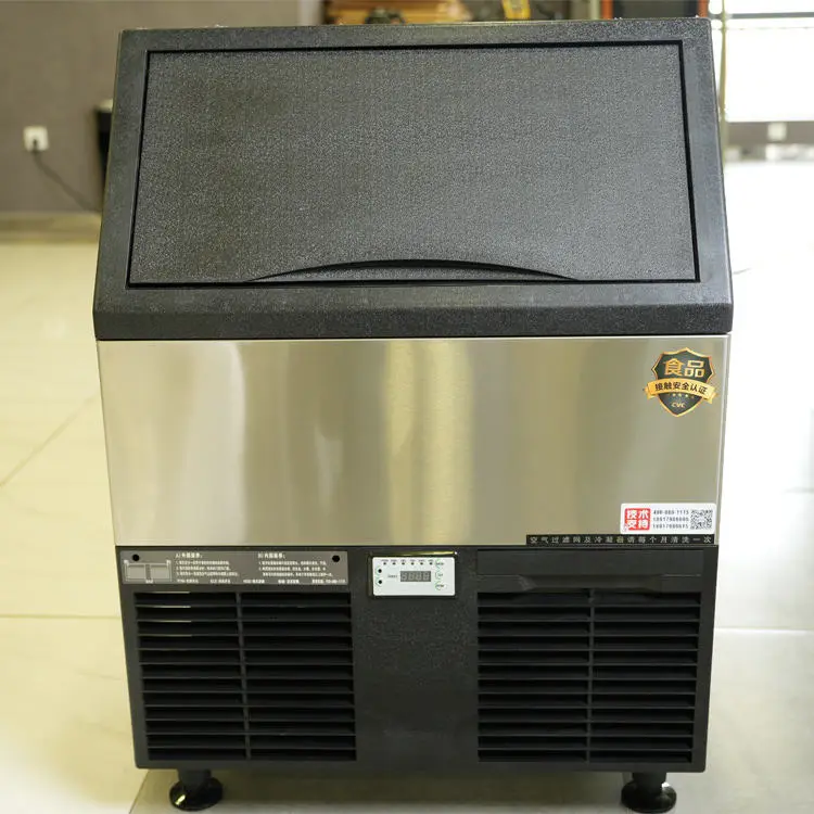 Industrial Ice Maker Machine R290 Refrigerant Ice Making Capacity 70kg 130kg 28*28*32mm Ice Block Maker Machine For Business — image 3