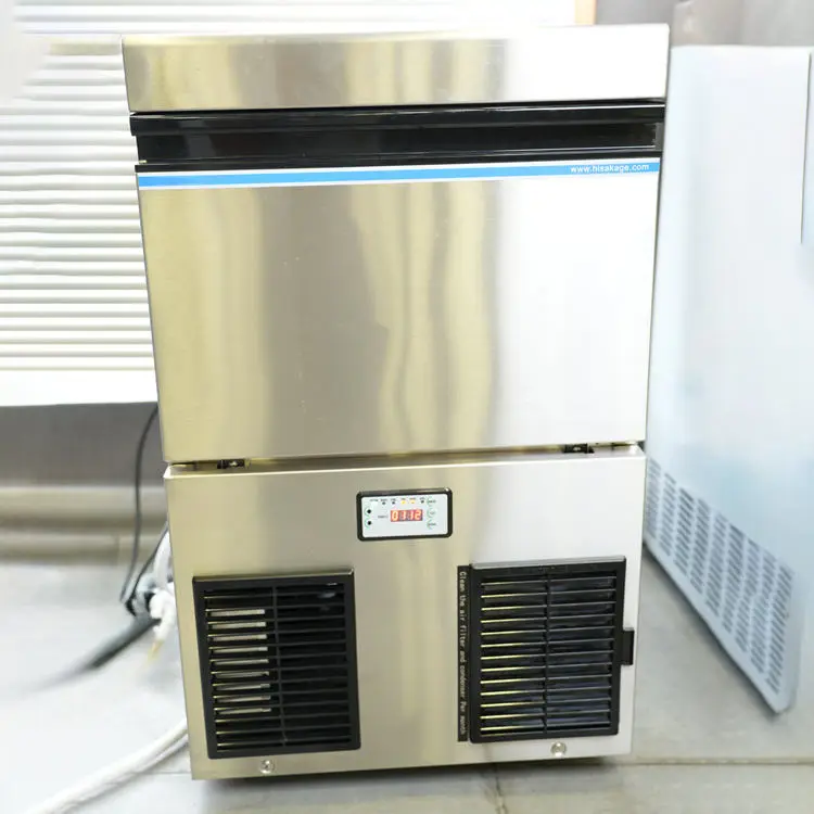 CE ETL Certified Commercial Ice Maker Machine Ice Tube Machine 55kg Automatic 28*28*32mm Tube Ice Making Machine 500*580*815mm — image 4