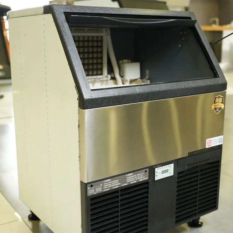 Industrial Ice Maker Machine R290 Refrigerant Ice Making Capacity 70kg 130kg 28*28*32mm Ice Block Maker Machine For Business — image 5