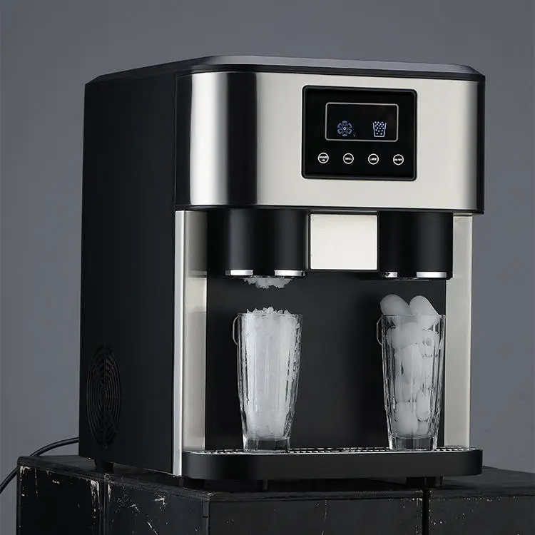 3-In-1 Water Bottle Bottom-Loading Ice Dispenser Water Cooler Crusher Ice Maker With Ice Crusher And Water Dispenser For Home — image 4