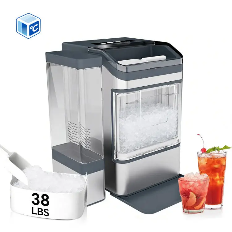 Factory Price Chewable Ice Maker Machine Built-In Scoop Holder Ice Maker Machine Nuggets With Large Capacity Individual Water — image 6