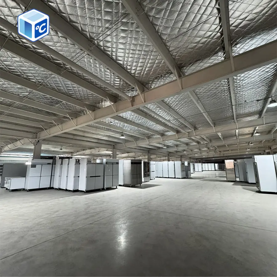 Commercial Freezer 2 Door 0℃-10℃ Frost-Free Fan Cooling Faster Cooling Commercial Refrigeration Equipment for Fruits Vegetables — image 7