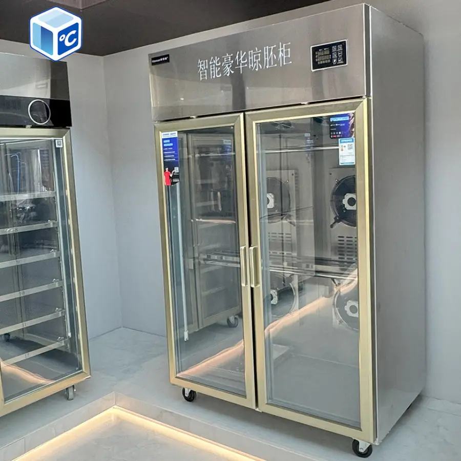 Commercial Intelligent Luxury Duck Drying Refrigeration Cabinet 5-15℃ Air Cooling Stainless Steel Duck Drying Refrigerat — view 1