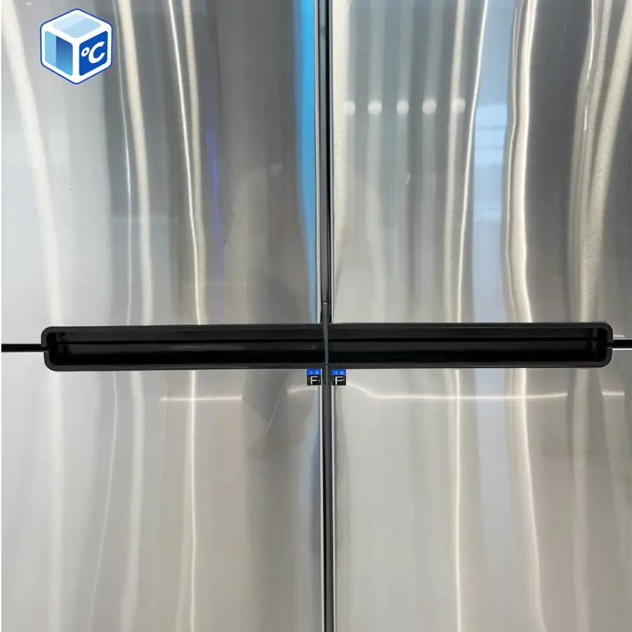 High Capacity Commercial Fridge Freezer Stainless Steel Refrigerator Direct Cooling Vertical Commercial Kitchen Freezer Upright — image 5