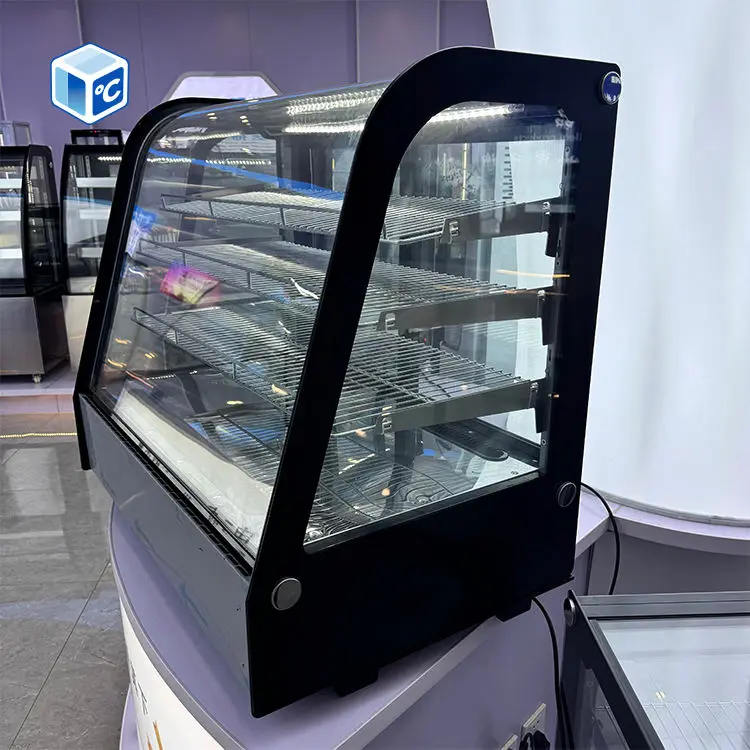 Commercial Cake Display Fridge Cake Cooler Digital Temperature Control Stainless Steel Interior CE Approved for Dessert Café — image 6