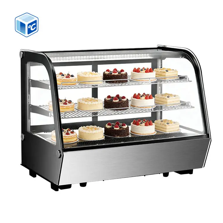 Bakery Cake Display Cooler Freestanding Cake Display Fridge Fast Shipping to USA EU for Café Bakery USA EU — view 1