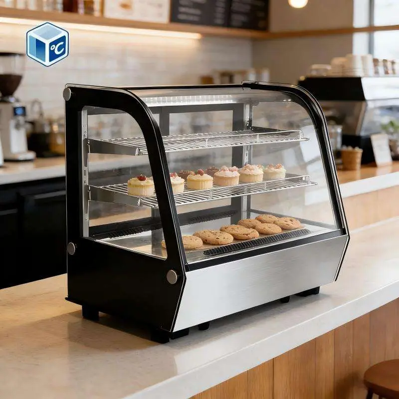 Bakery Cake Display Cooler Freestanding Cake Display Fridge Fast Shipping to USA EU for Café Bakery USA EU — image 3