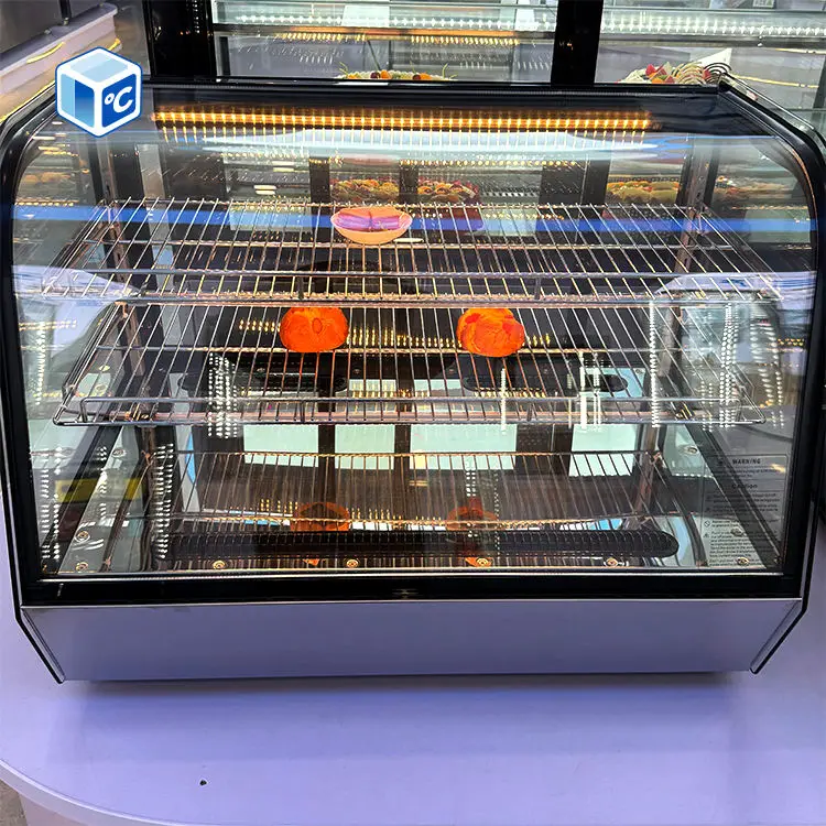 Bakery Cake Display Cooler Freestanding Cake Display Fridge Fast Shipping to USA EU for Café Bakery USA EU — image 4
