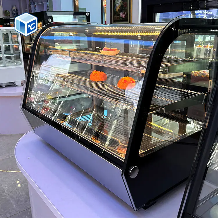 Bakery Cake Display Cooler Freestanding Cake Display Fridge Fast Shipping to USA EU for Café Bakery USA EU — image 5