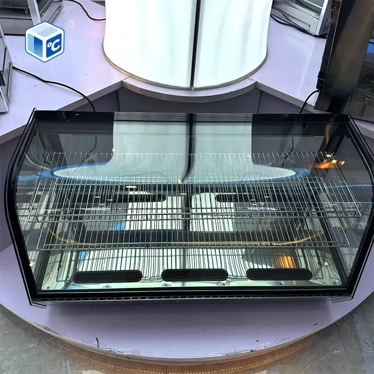 Bakery Cake Display Cooler Freestanding Cake Display Fridge Fast Shipping to USA EU for Café Bakery USA EU — image 6