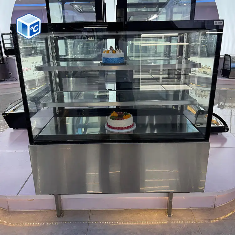 Food Display Equipment Commercial 3-Layer Refrigerated Cake Display Cooler Patisserie Refrigerated Display Case Cake — image 4