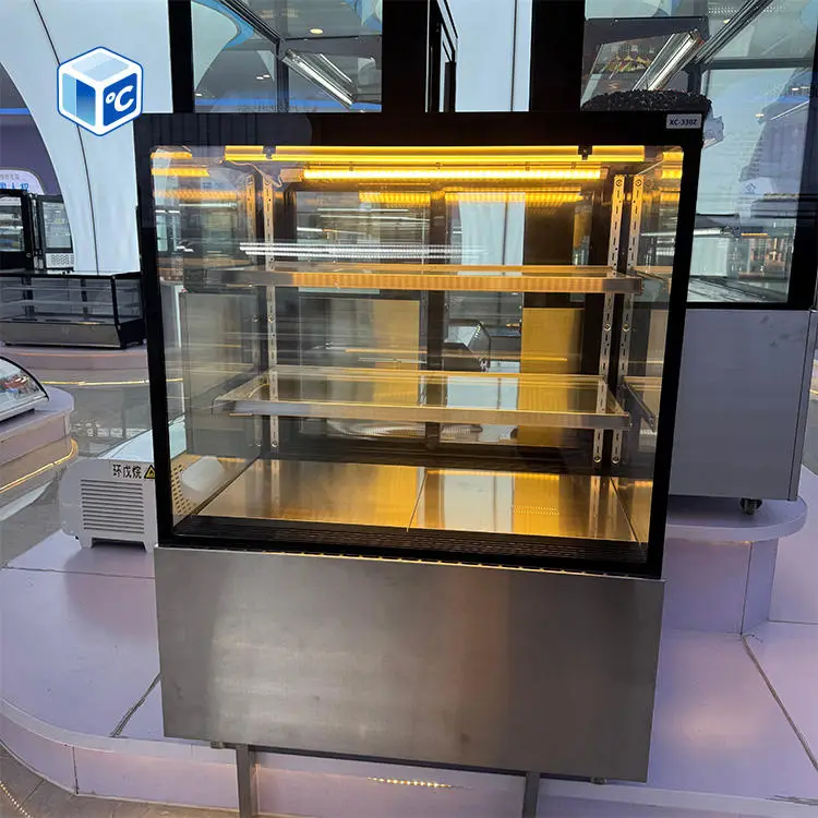 OEM ODM Wholesale Commercial Cake Display Cooler Refrigerated Cake Display Fridge Showcase with LED — image 4