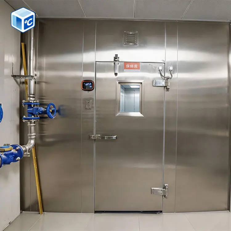 Industrial Grade 304/316 Stainless Steel Large Scale Cold Room Walk In Freezer with Heavy Duty PU Panels for Severe Environment — image 3