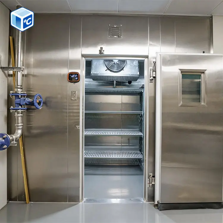 Industrial Grade 304/316 Stainless Steel Large Scale Cold Room Walk In Freezer with Heavy Duty PU Panels for Severe Environment — image 4