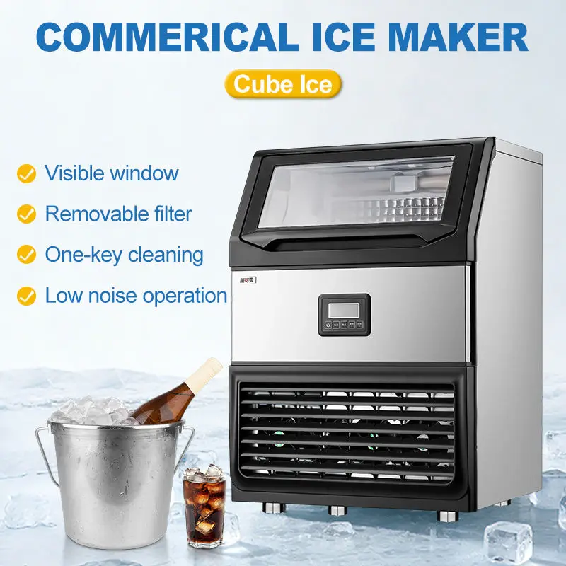 Best-Selling Electric Small Counter Top Cube Ice Maker 25KG Capacity 220-240V/110V Commercial Use High Self-Cleaning Air Cooling — image 6