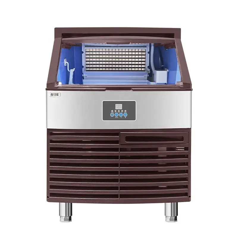 Commercial Industrial Auto Clear 90kg 24h Cube Block Ice Maker with Compressor 220-240V/110-120V 50/60Hz — image 4